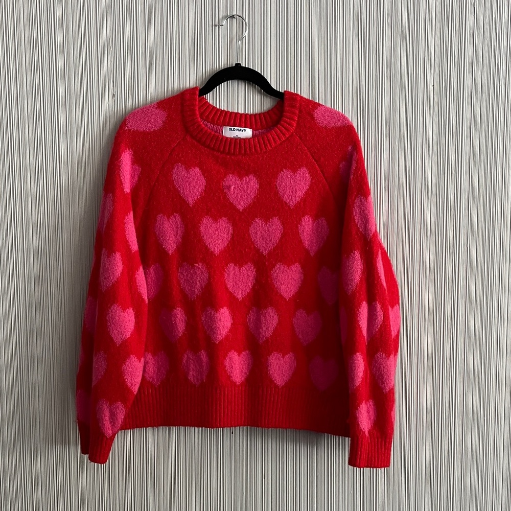 Plus size Old Navy hearts pullover